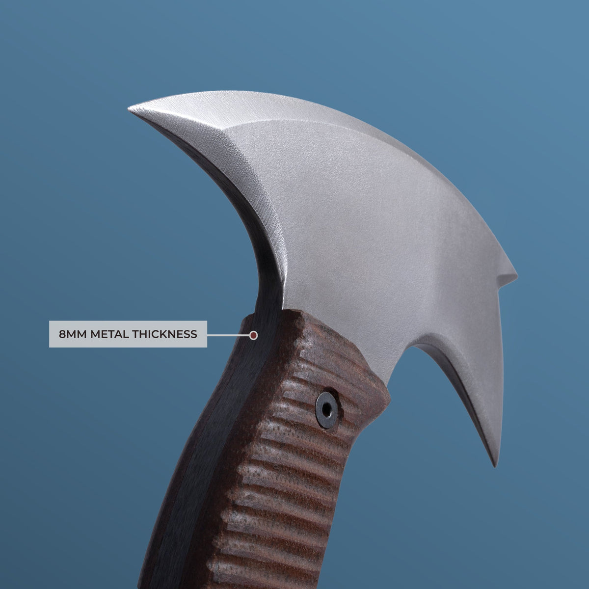 Combat tomahawk "Barong" with polymer composite handle - ValorSmithy