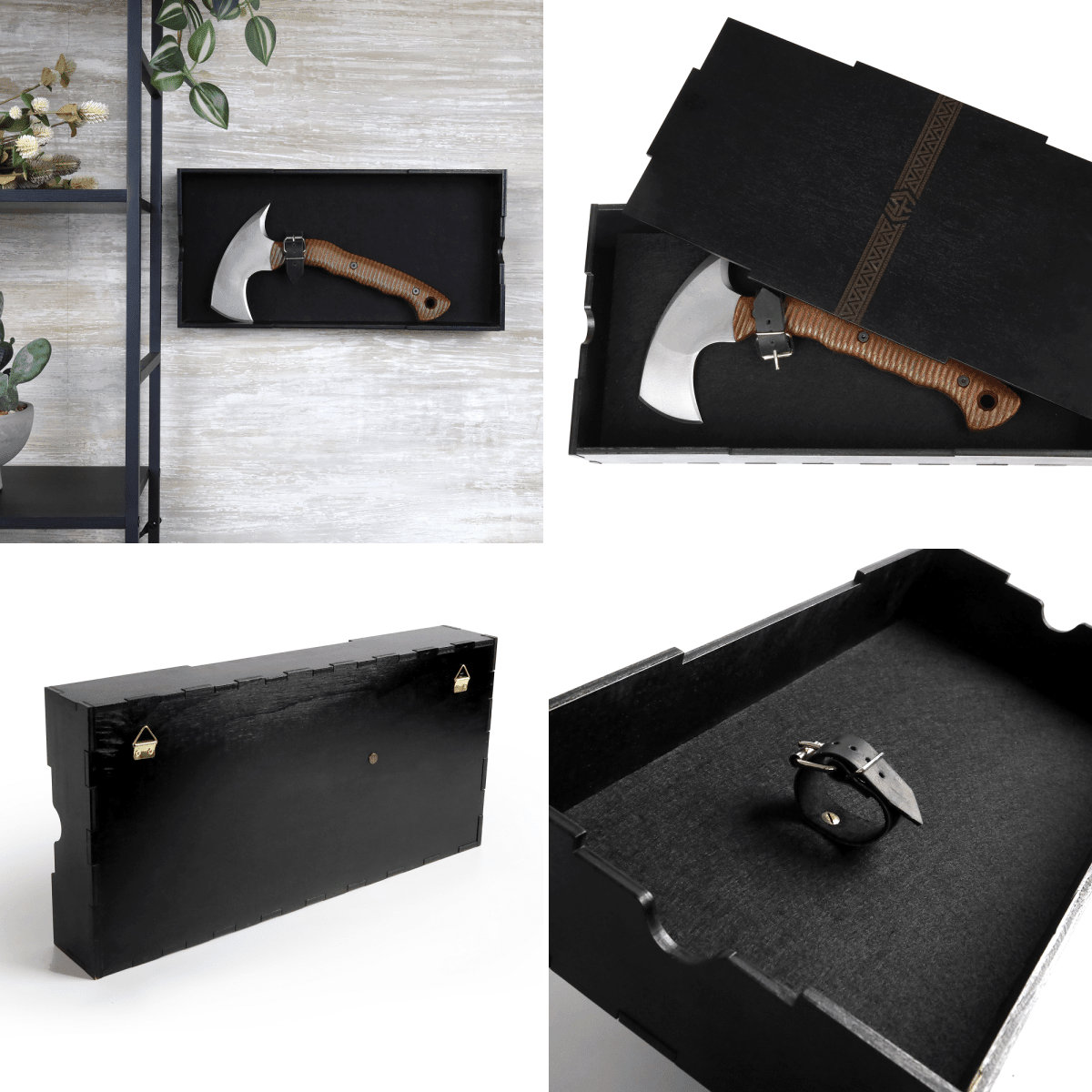 Compact tomahawk "Balor" with polymer composite handle from AncientSmithy