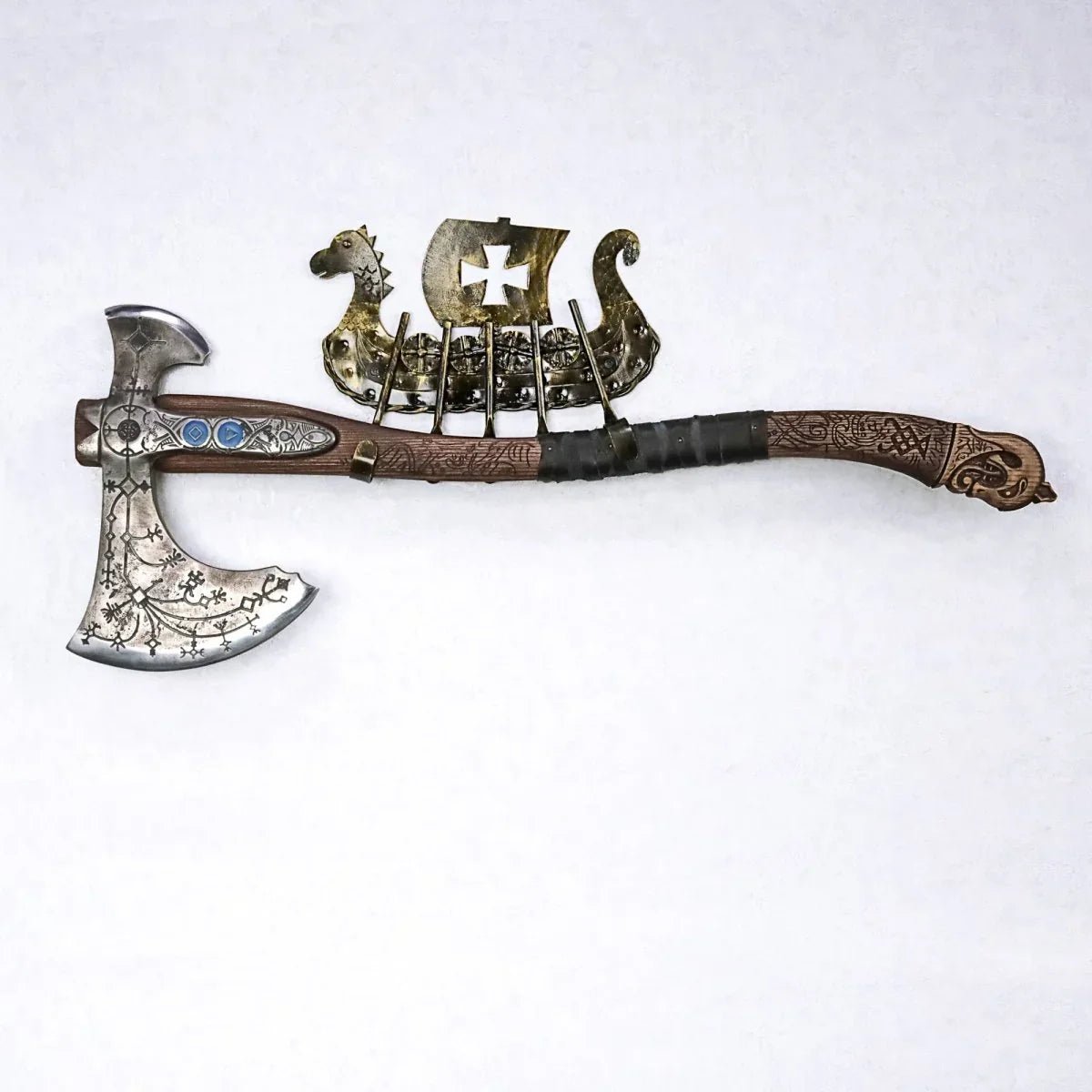 Enhance Your Axe Setup – Drakkar Wall Mount from AncientSmithy
