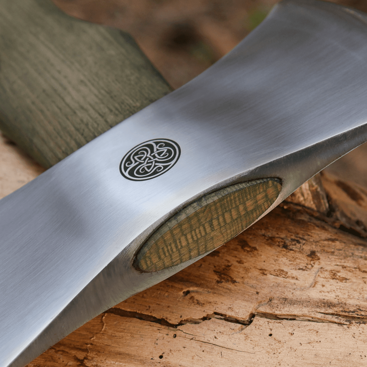 Functional double bit axe "Vargstal" from AncientSmithy