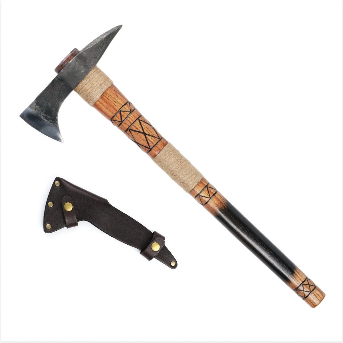 Hand - forged Gagegizhig tomahawk from AncientSmithy