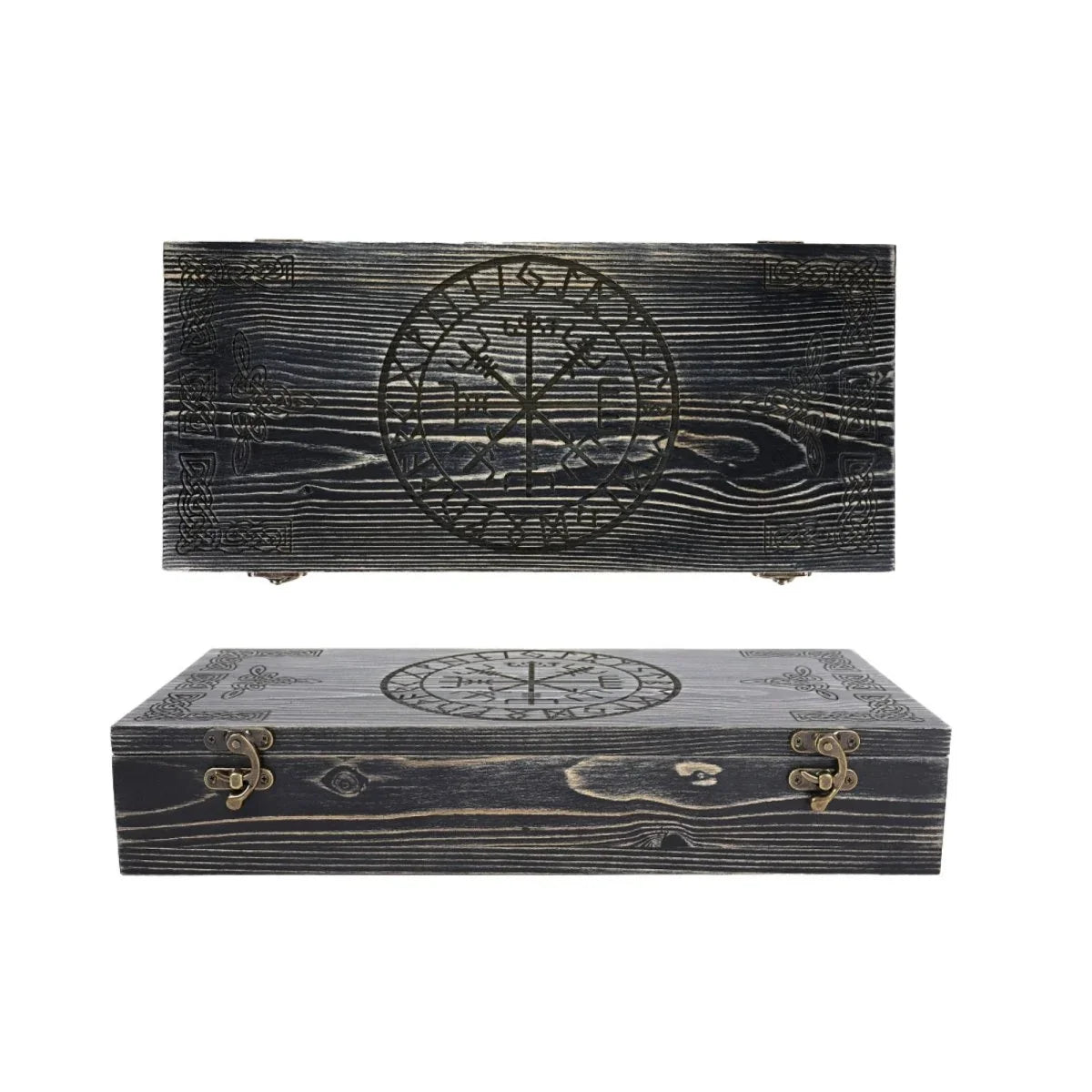 Caja de madera rúnica para regalo n.º 6