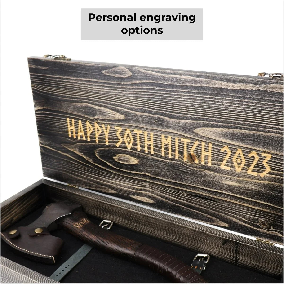 Caja de madera rúnica para regalo n.º 6