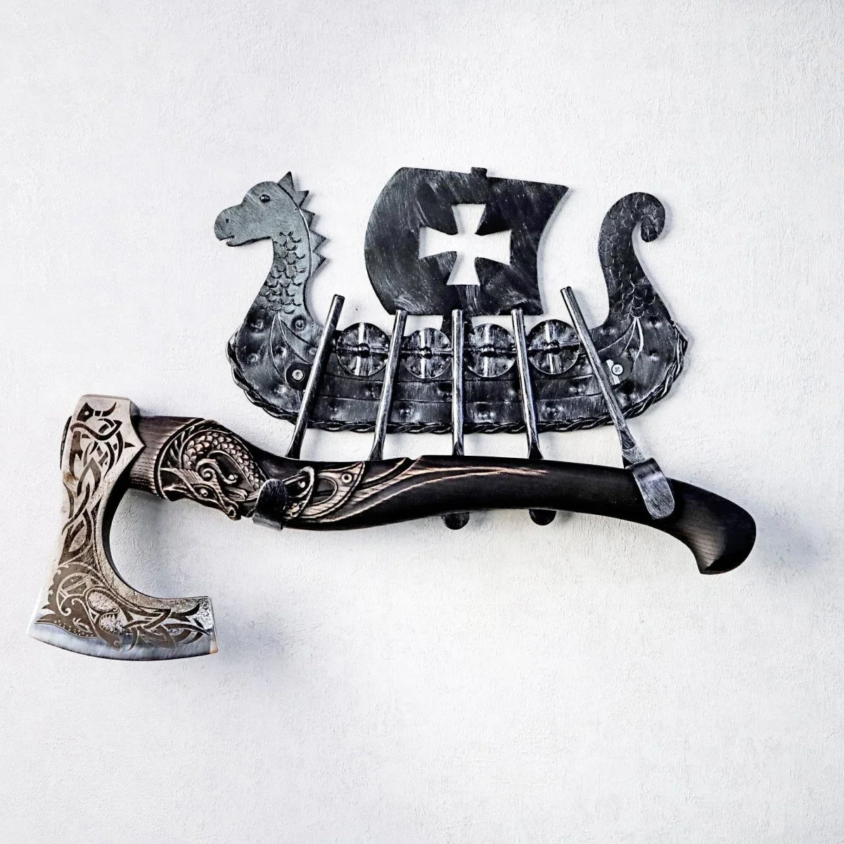 Upgrade Your Display – Drakkar Axe Holder from AncientSmithy