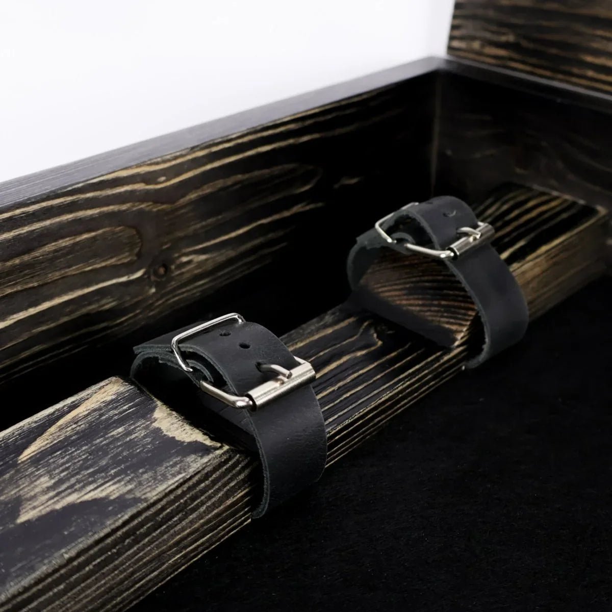 Runic wooden box for standard Leviathan axe from AncientSmithy
