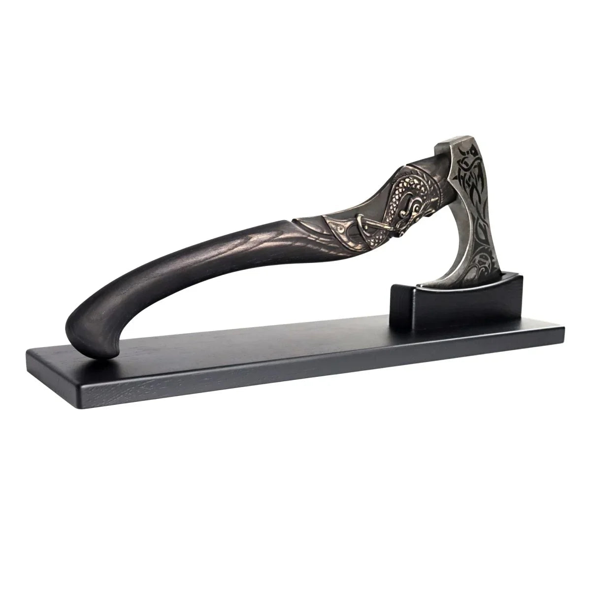 Elevate Your Axe Display – Wooden Stand from AncientSmithy