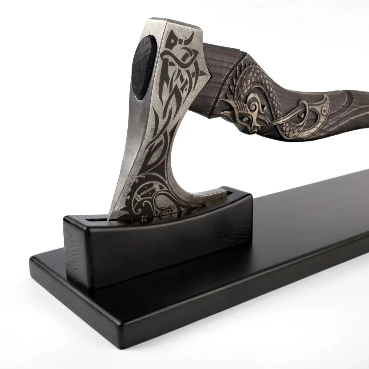 Premium Wooden Holder for Your Hatchet from AncientSmithy
