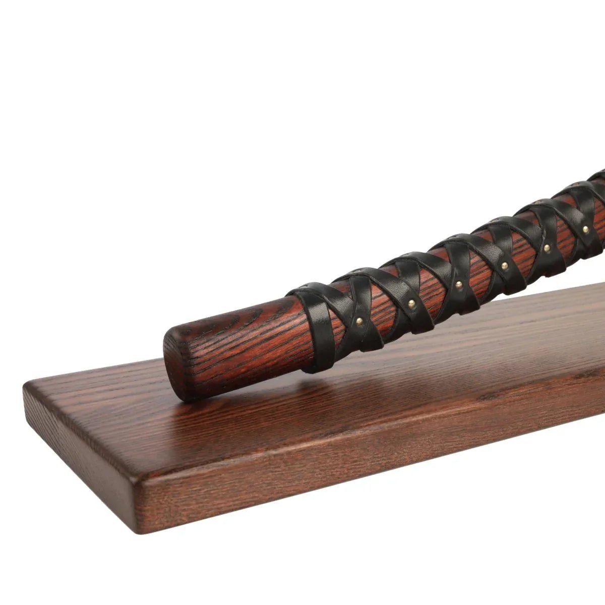 Display with Honor – Wooden Axe Stand from AncientSmithy
