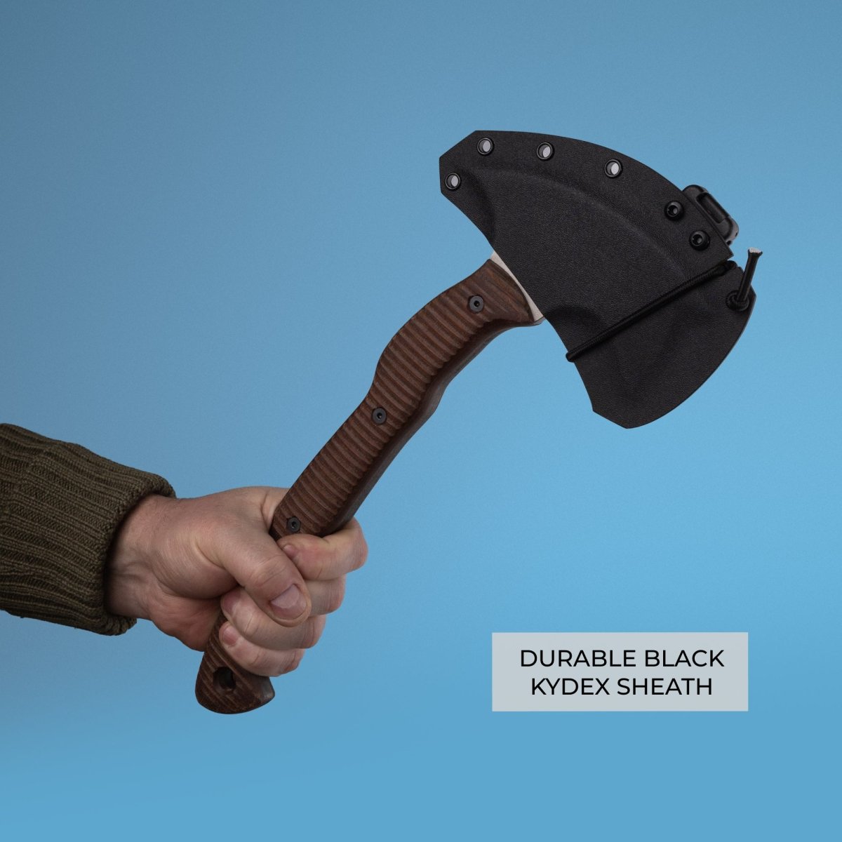 Combat tomahawk "Barong" with polymer composite handle from AncientSmithy