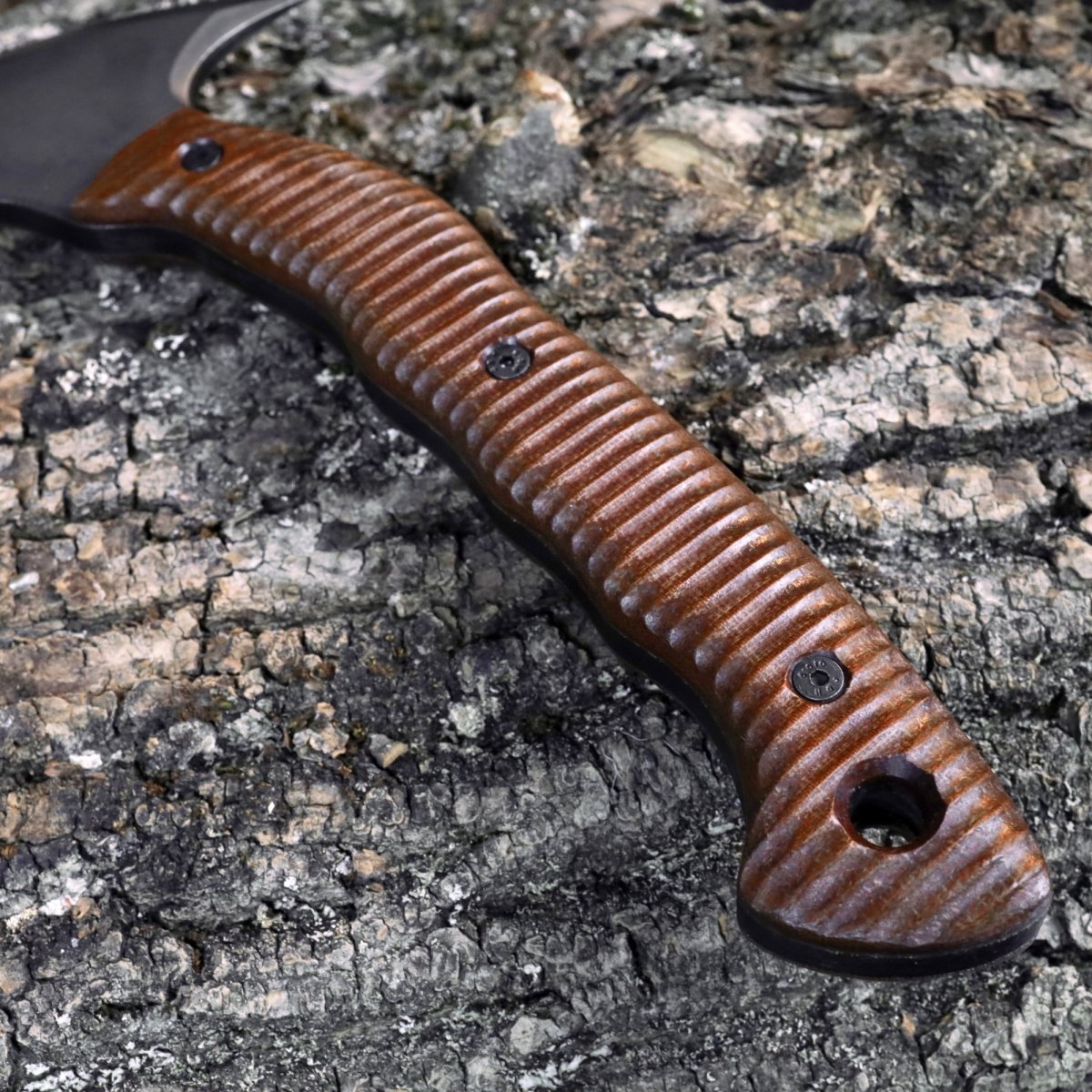 Compact tomahawk "Mingan" with polymer composite handle from AncientSmithy