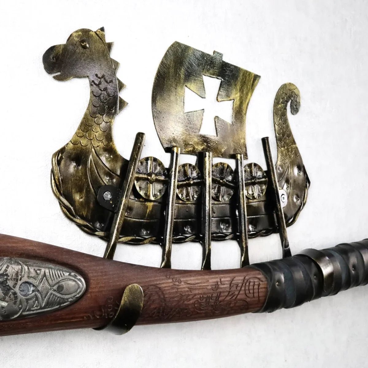 Enhance Your Axe Setup – Drakkar Wall Mount from AncientSmithy