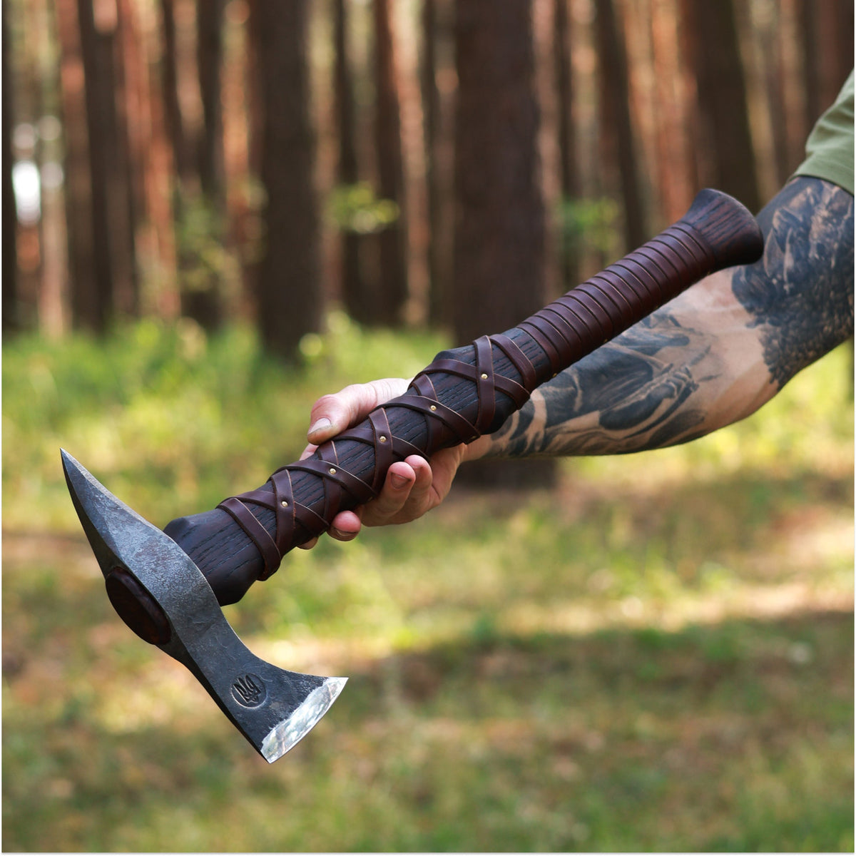 Hand-forged Gurons spike tomahawk - ValorSmithy
