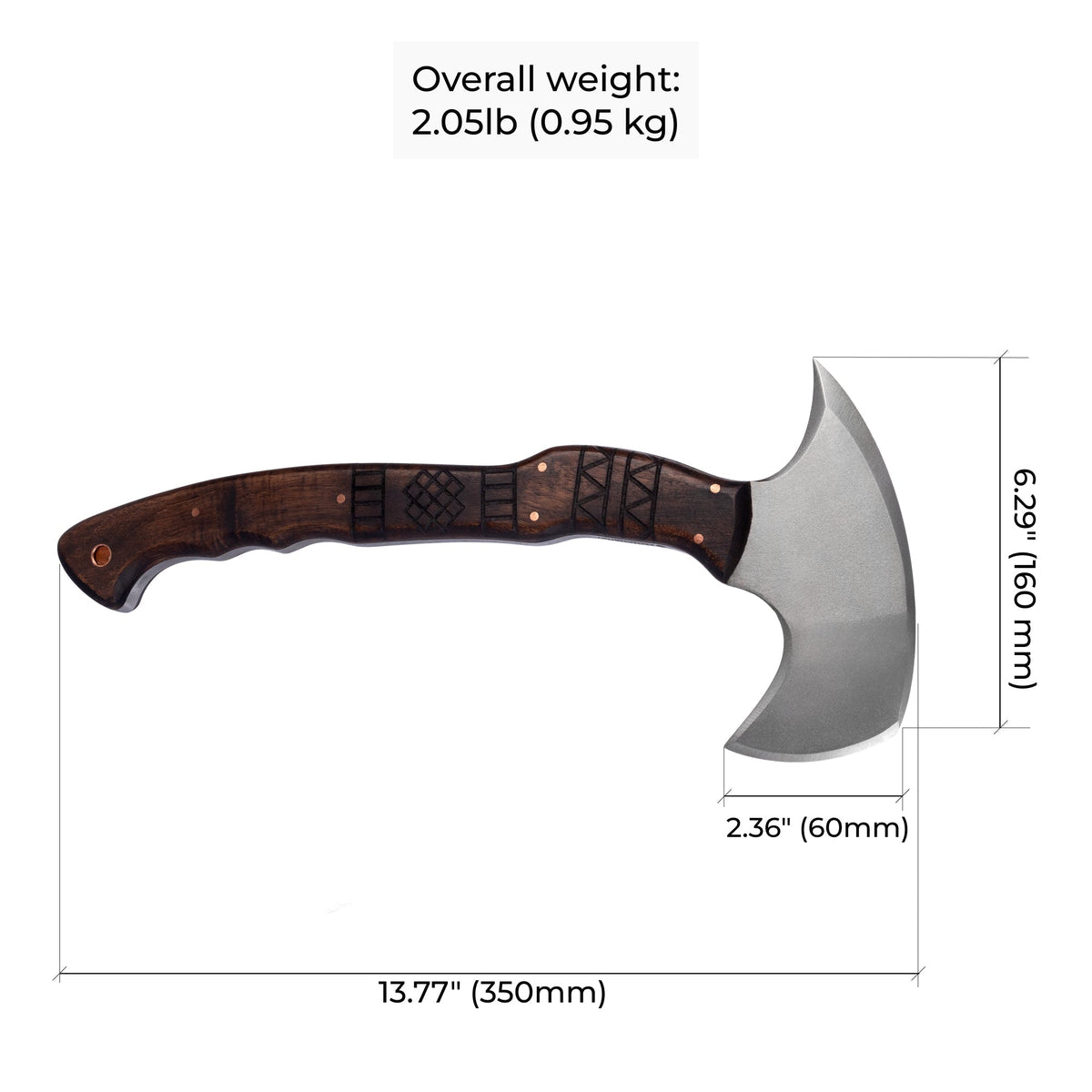Hand forged tomahawk "Nanook" - ValorSmithy