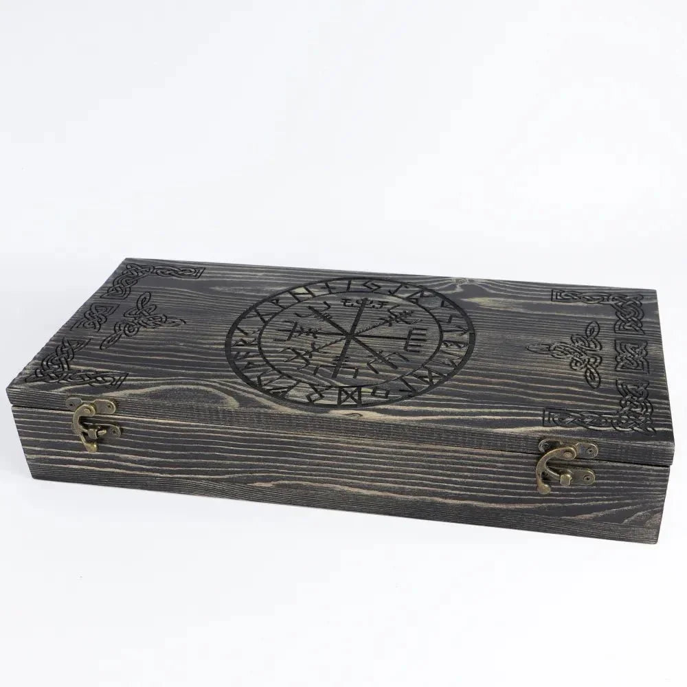 Runic Wooden Gift Box №6