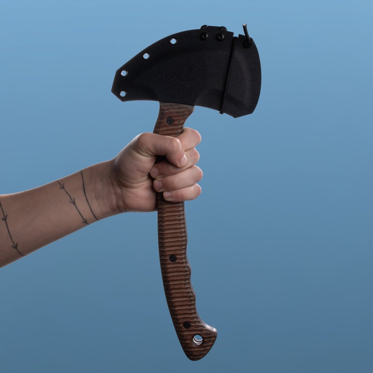 Tactical tomahawk "Wendigo" with polymer composite handle from AncientSmithy