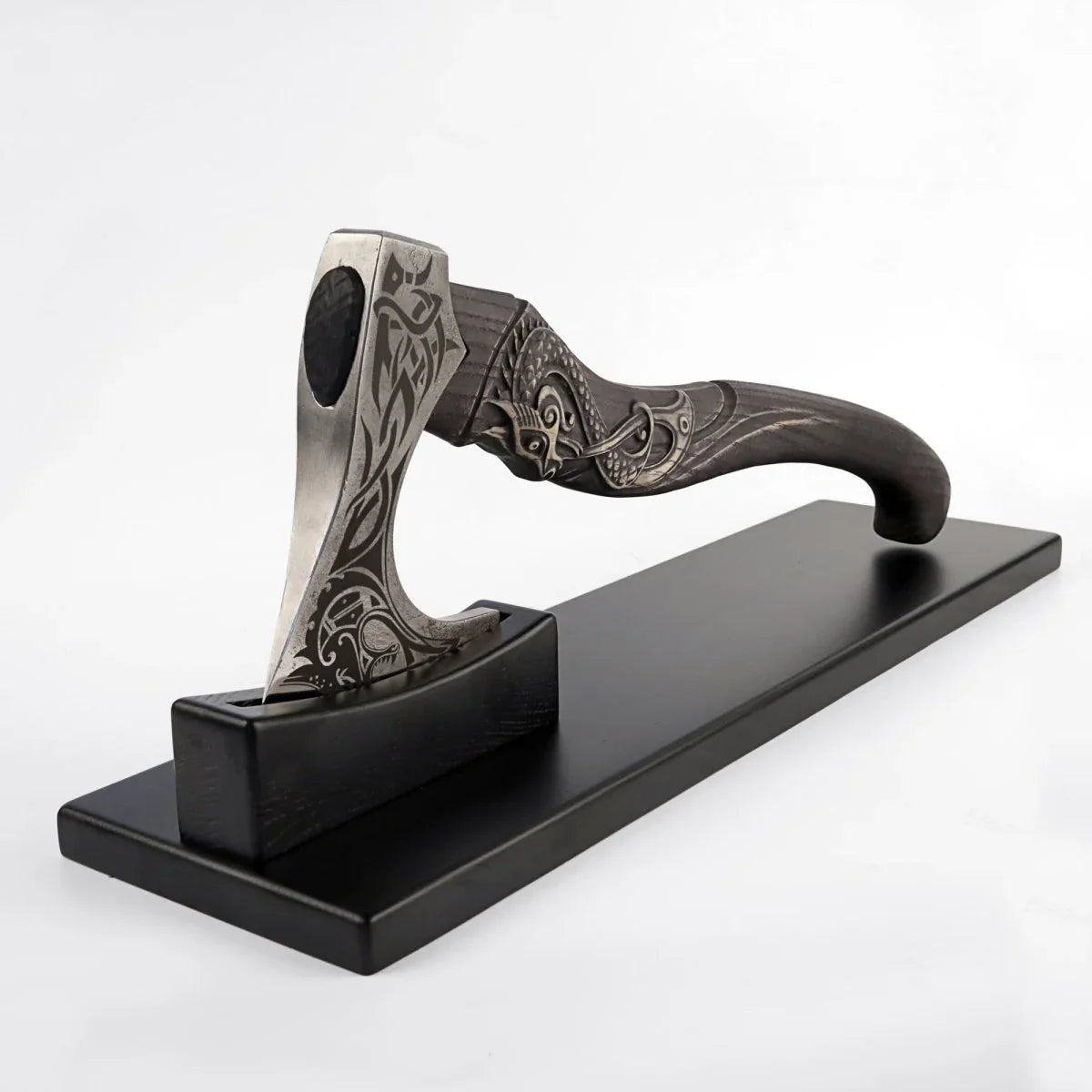 Premium Wooden Holder for Your Hatchet from AncientSmithy