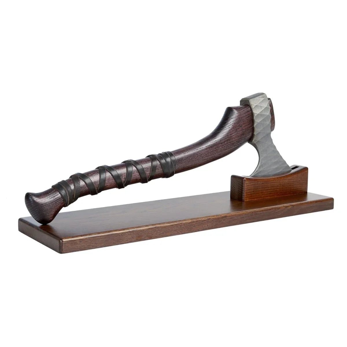 Upgrade Your Hatchet Display – Wooden Stand from AncientSmithy