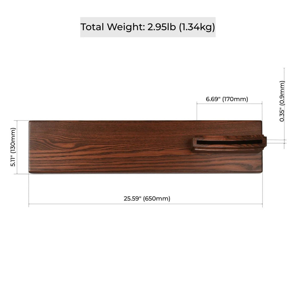 Wooden stand for axe Brown 25.6